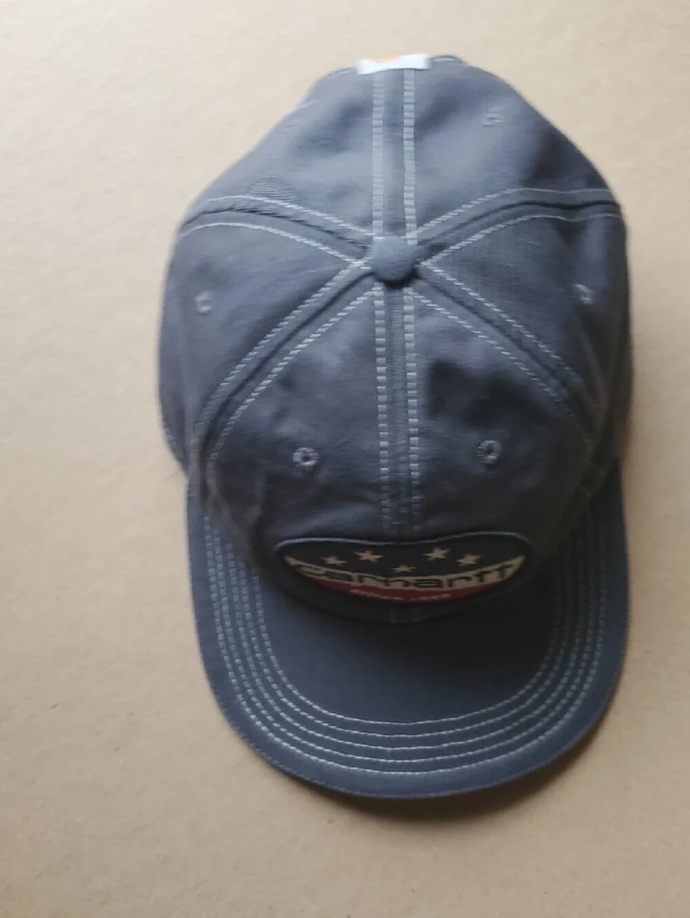 Carhartt Men’s Dark Blue Patch Logo Cap